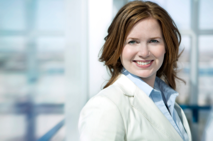 Business woman in an office