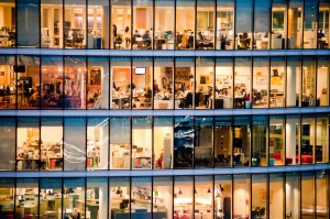 Office Building at Night