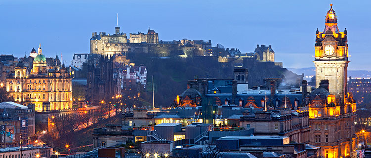 Edinburgh City Skyline